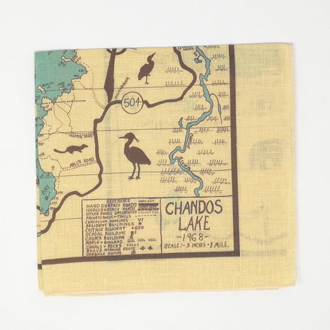 Chandos Lake Vintage Tea Towel