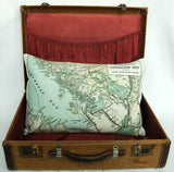 Georgian Bay Vintage Map Pillow
