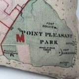 City of Halifax Vintage Map Pillow