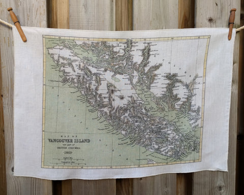 Vancouver Island Vintage Tea Towel