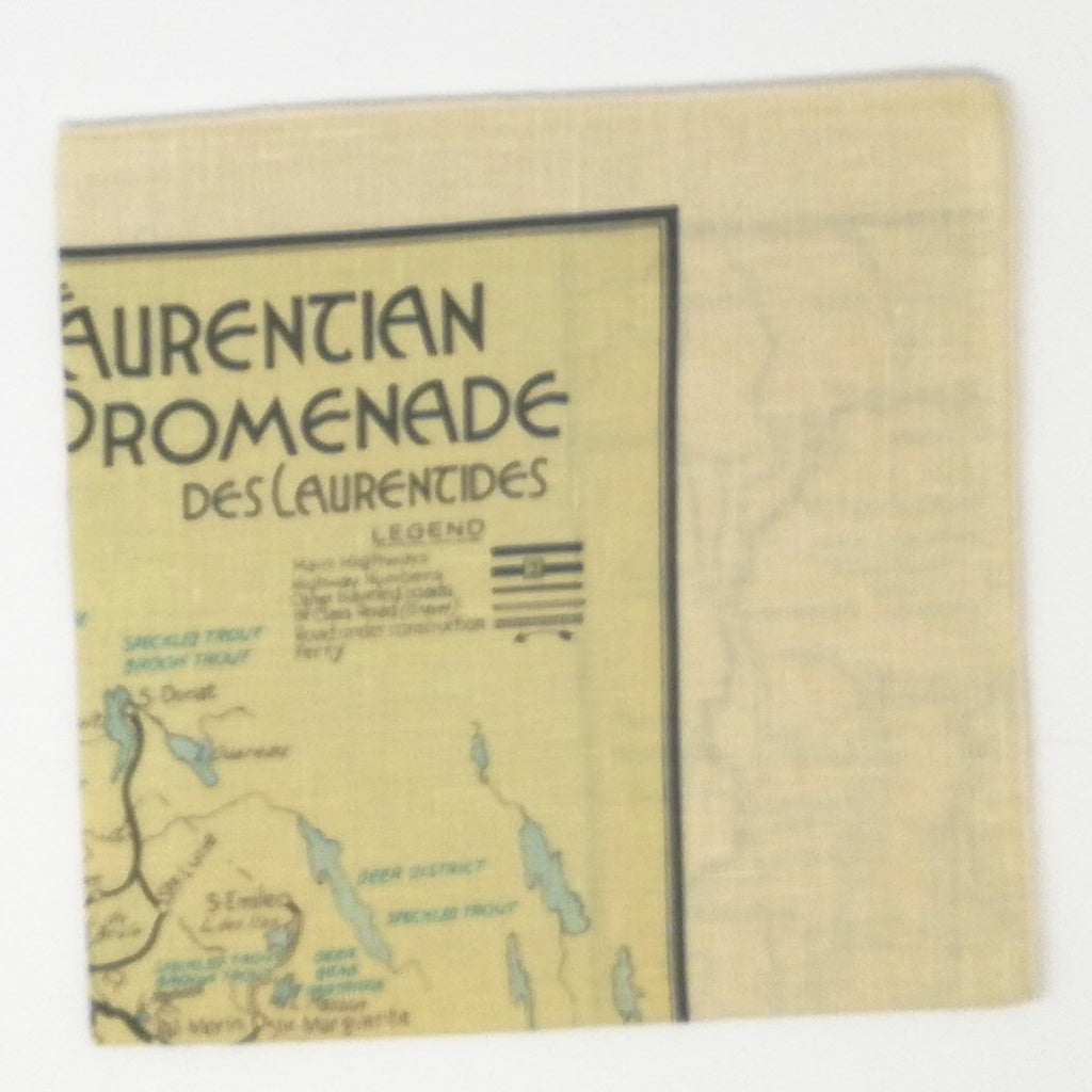 Laurentians Vintage Tea Towel – Vintage Map Co