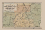 Eastern Townships Vintage Map Tea Towel