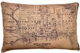 City of Toronto Vintage Map Pillow